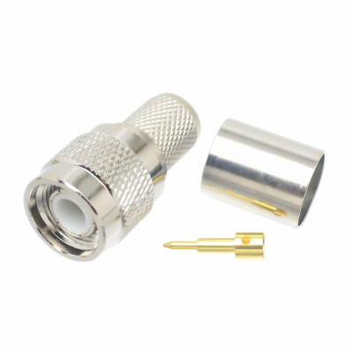 TNC Male Plug Crimp connector για καλώδιο LMR400