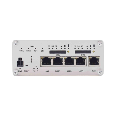 Teltonika RUTX12 Industrial Grade 2x 4G LTE (Cat6-εως 600Mbps) Dual SIM Router