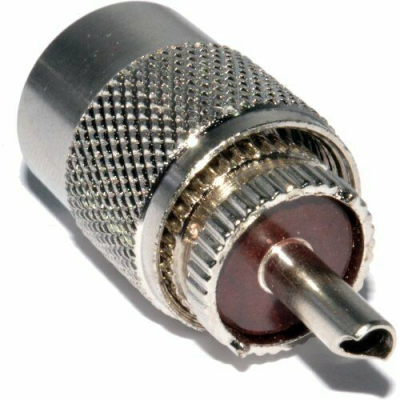 UHF PL259/PL-259 Male Plug Solder Adapter for RG58