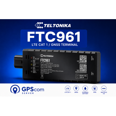 FTC961 4G GPS tracker IP69K με SIM κάρτα + 1 ΜΗΝΑ ΔΩΡΕΑΝ συνδρομή GPScom Server