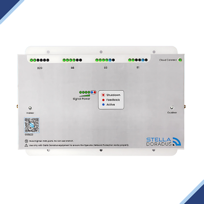 iR4-SOHO [B20/B8/B3/B1] GSM αναμεταδότης 4G/LTE με απομακρυσμένη επιτήρηση / ρύθμιση