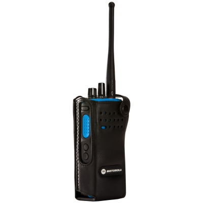 Motorola Soft Leather Carry Case with 2.5" Swivel Belt Loop for Non-Display Radio