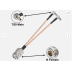 Pigtail N-(F)- 2 x TS9/CRC9